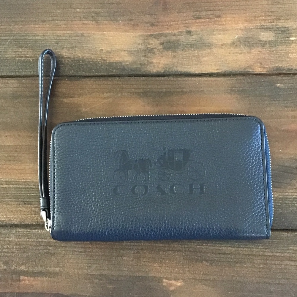 Coach Women's Black Wristlet Wallet